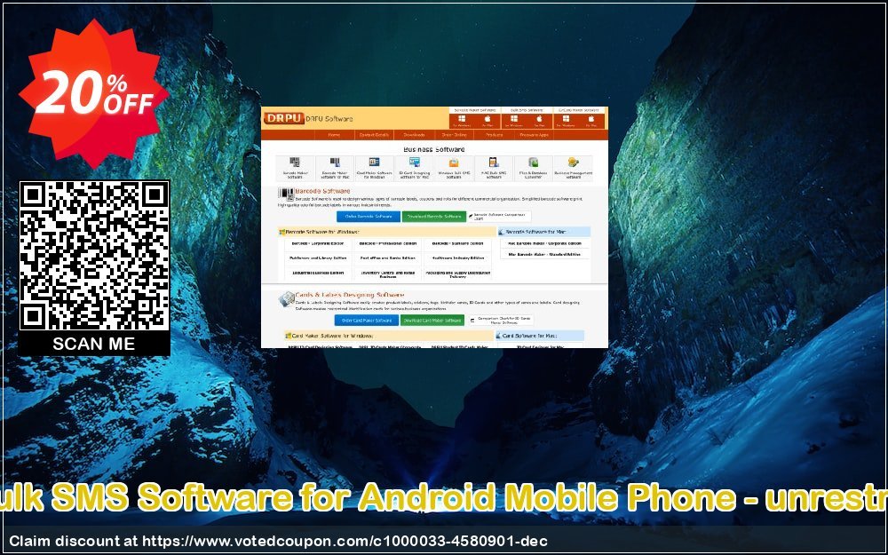 DRPU MAC Bulk SMS Software for Android Mobile Phone - unrestricted version Coupon, discount Wide-site discount 2024 DRPU Mac Bulk SMS Software for Android Mobile Phone - unrestricted version. Promotion: super promo code of DRPU Mac Bulk SMS Software for Android Mobile Phone - unrestricted version 2024