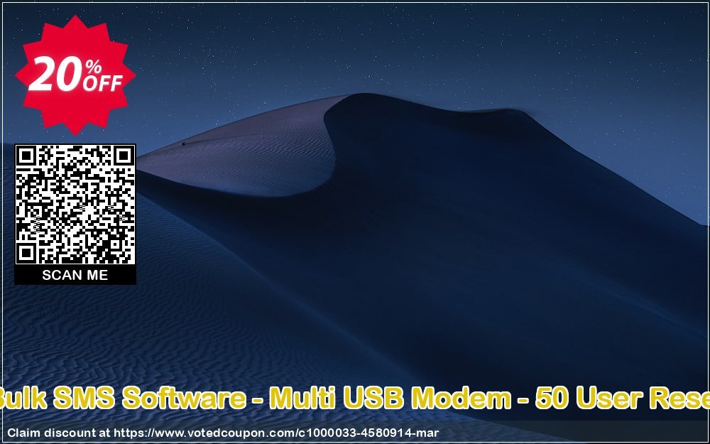 DRPU MAC Bulk SMS Software - Multi USB Modem - 50 User Reseller Plan Coupon Code Apr 2024, 20% OFF - VotedCoupon