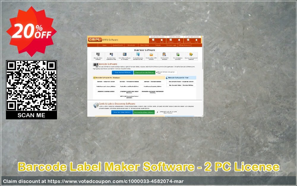 Barcode Label Maker Software - 2 PC Plan Coupon Code May 2024, 20% OFF - VotedCoupon