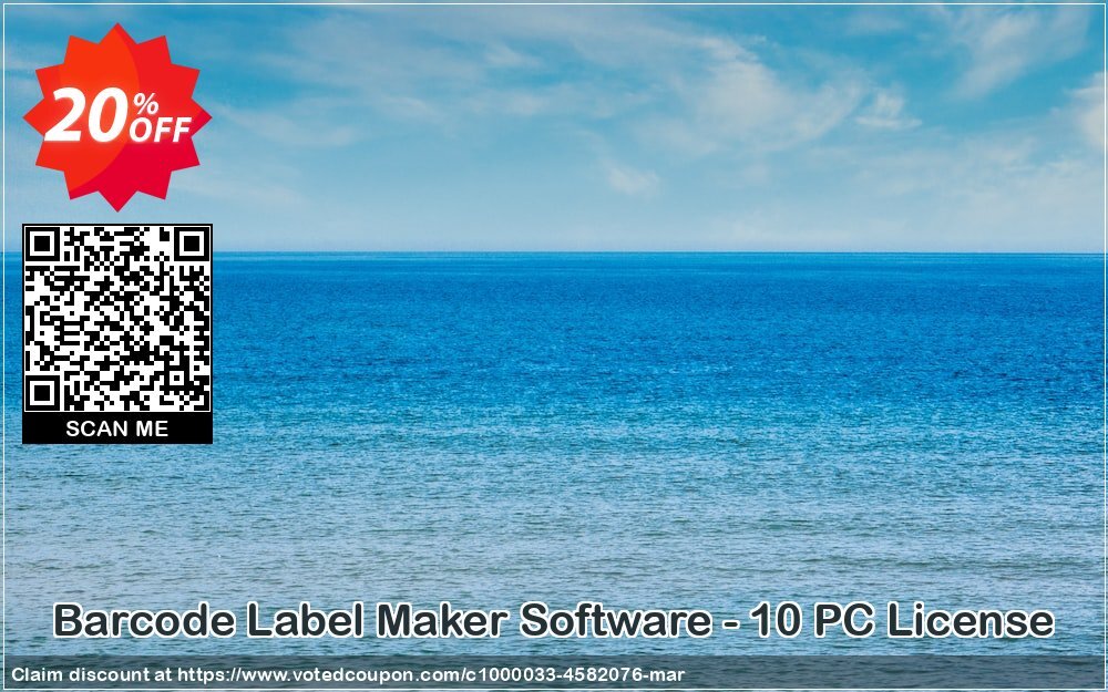 Barcode Label Maker Software - 10 PC Plan Coupon Code Apr 2024, 20% OFF - VotedCoupon