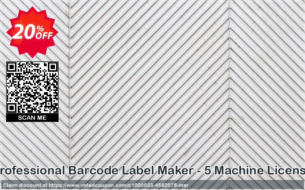 Professional Barcode Label Maker - 5 MAChine Plan Coupon Code Apr 2024, 20% OFF - VotedCoupon