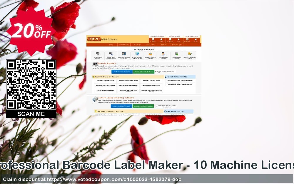Professional Barcode Label Maker - 10 MAChine Plan Coupon, discount Wide-site discount 2024 Professional Barcode Label Maker - 10 Machine License. Promotion: exclusive promotions code of Professional Barcode Label Maker - 10 Machine License 2024