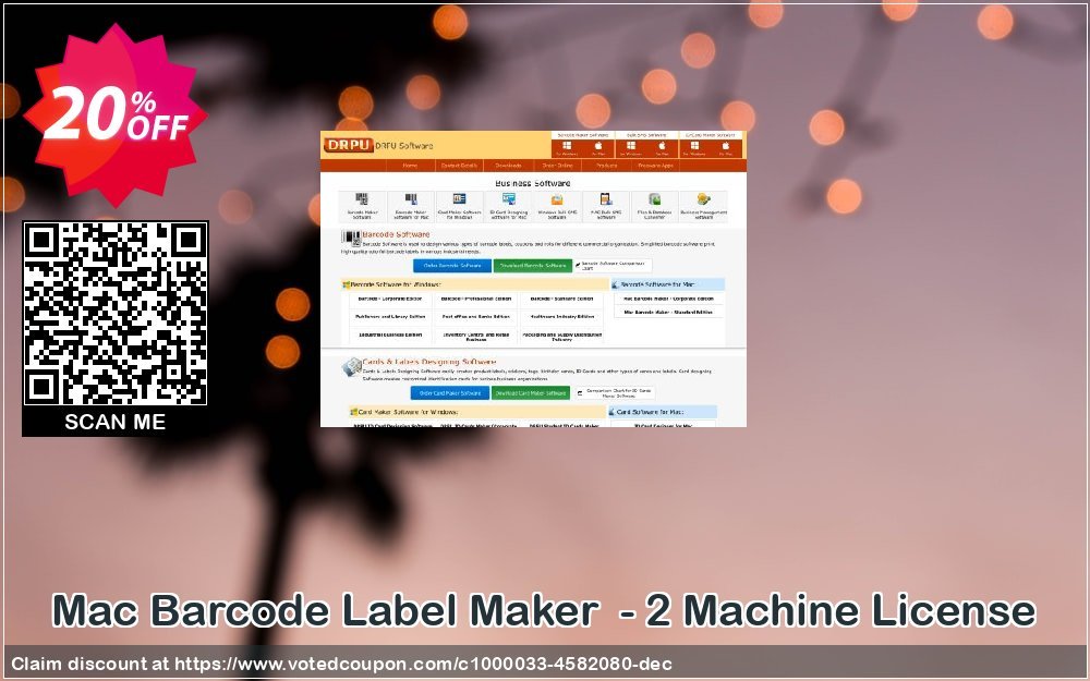 MAC Barcode Label Maker  - 2 MAChine Plan Coupon, discount Wide-site discount 2024 Mac Barcode Label Maker  - 2 Machine License. Promotion: awesome sales code of Mac Barcode Label Maker  - 2 Machine License 2024
