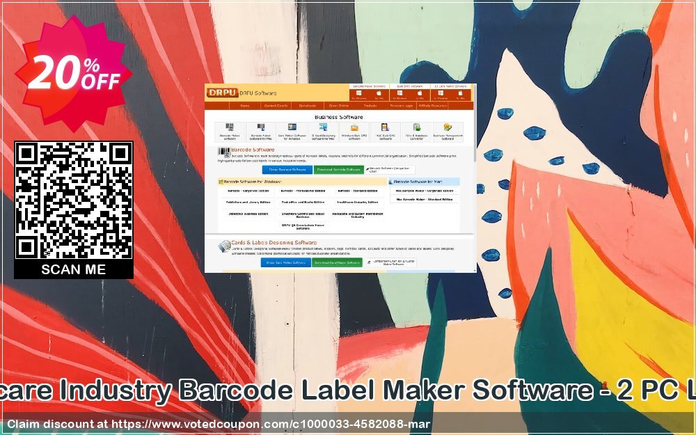 Healthcare Industry Barcode Label Maker Software - 2 PC Plan Coupon Code Apr 2024, 20% OFF - VotedCoupon