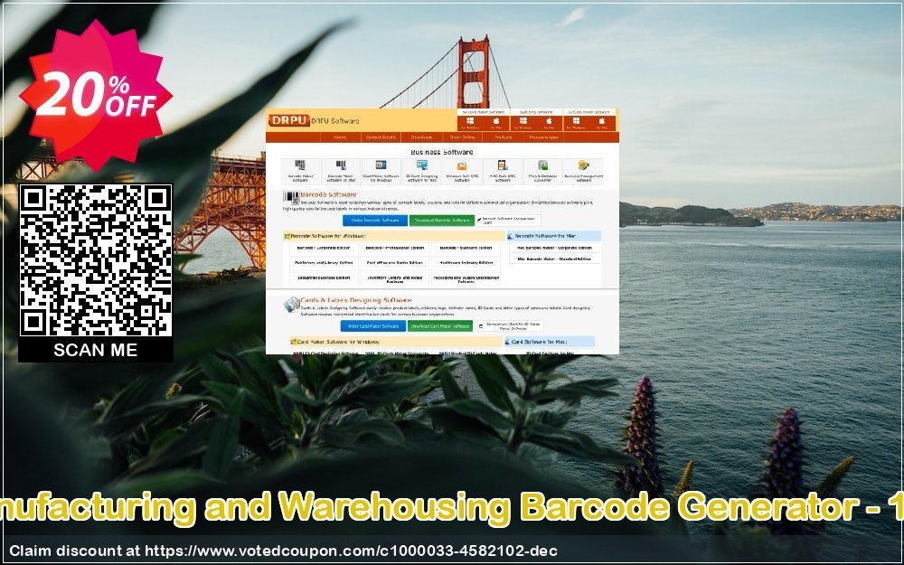 Industrial Manufacturing and Warehousing Barcode Generator - 10 PC Plan Coupon Code Apr 2024, 20% OFF - VotedCoupon