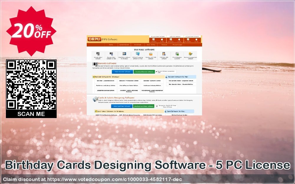 Birthday Cards Designing Software - 5 PC Plan Coupon Code Apr 2024, 20% OFF - VotedCoupon