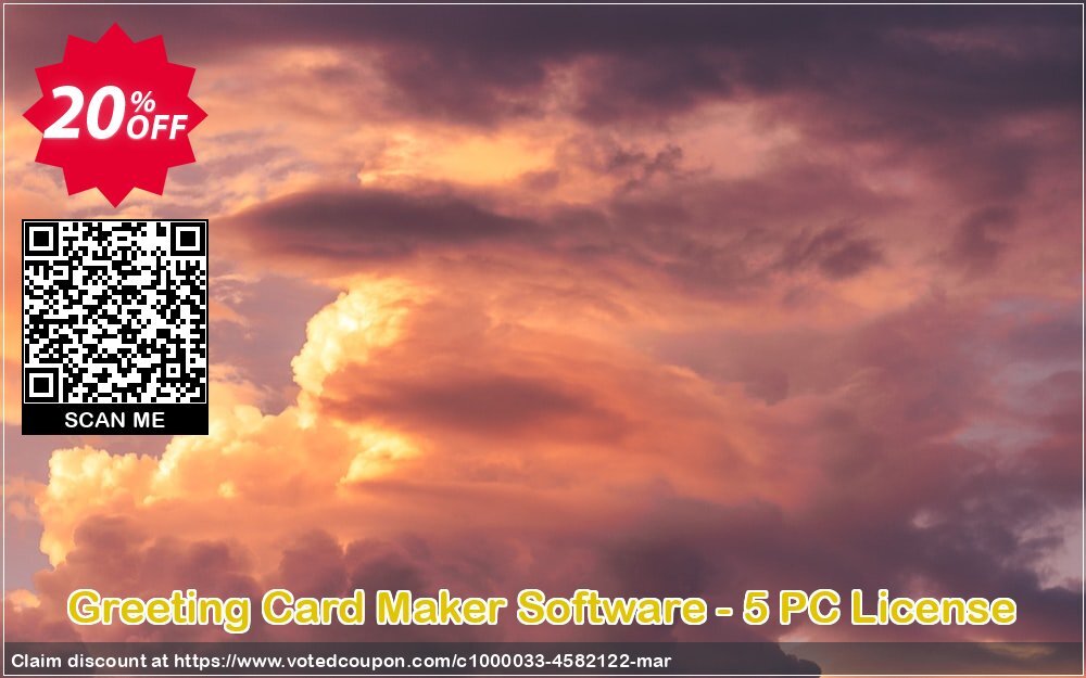 Greeting Card Maker Software - 5 PC Plan Coupon Code Apr 2024, 20% OFF - VotedCoupon