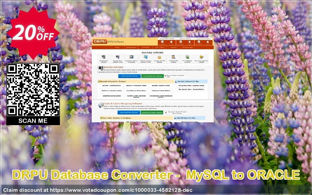 DRPU Database Converter -  MySQL to ORACLE Coupon Code Apr 2024, 20% OFF - VotedCoupon