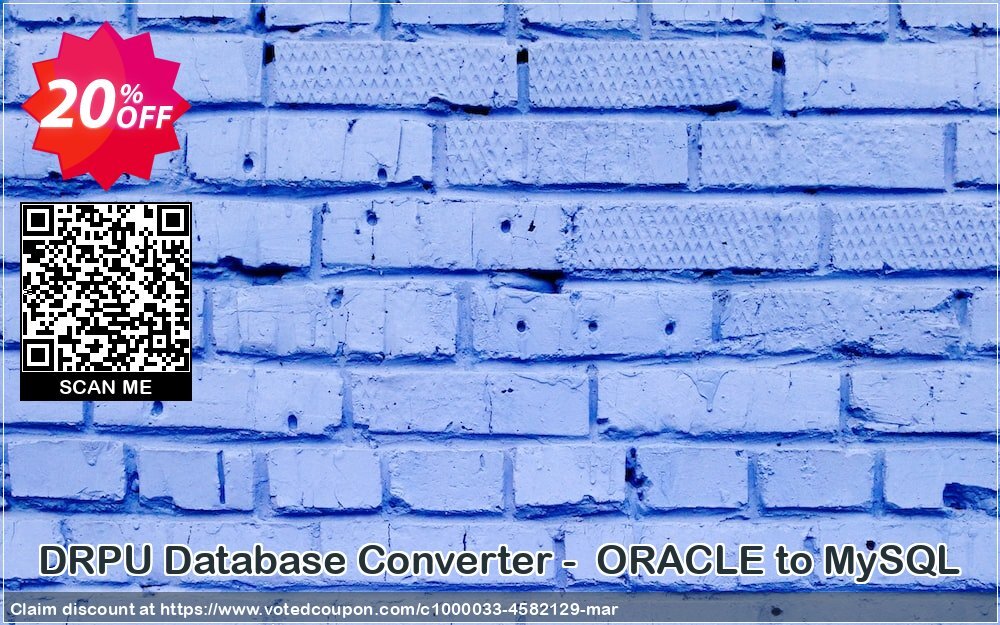 DRPU Database Converter -  ORACLE to MySQL Coupon, discount Wide-site discount 2024 DRPU Database Converter -  ORACLE to MySQL. Promotion: stunning sales code of DRPU Database Converter -  ORACLE to MySQL 2024