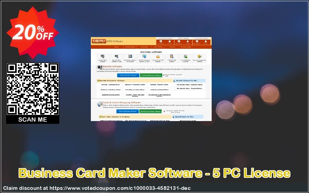Business Card Maker Software - 5 PC Plan Coupon Code Apr 2024, 20% OFF - VotedCoupon