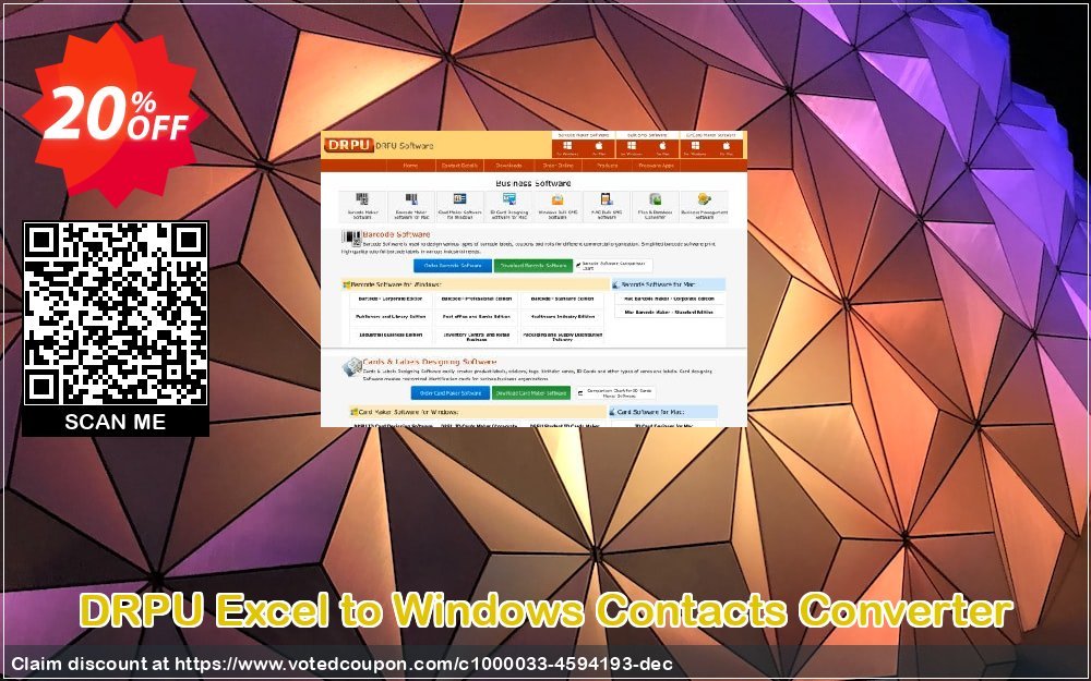 DRPU Excel to WINDOWS Contacts Converter Coupon Code Apr 2024, 20% OFF - VotedCoupon