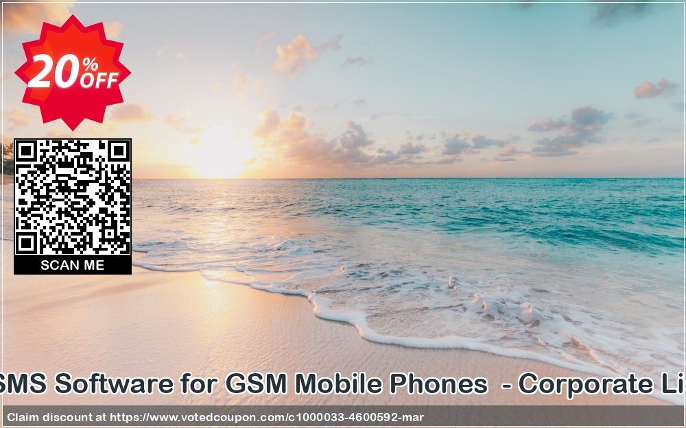 Bulk SMS Software for GSM Mobile Phones  - Corporate Plan Coupon, discount Wide-site discount 2024 Bulk SMS Software for GSM Mobile Phones  - Corporate License. Promotion: hottest promo code of Bulk SMS Software for GSM Mobile Phones  - Corporate License 2024