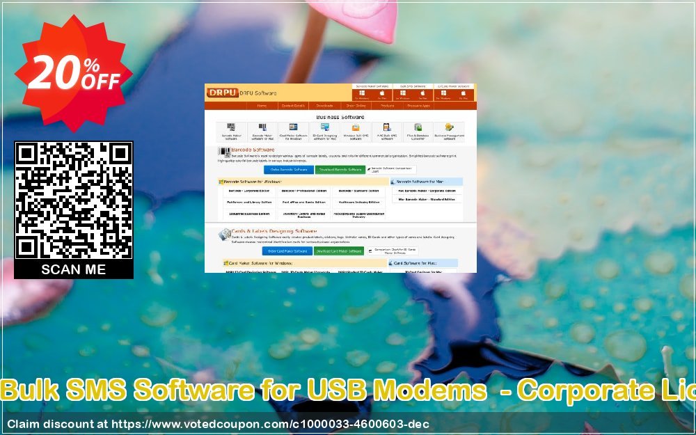 MAC Bulk SMS Software for USB Modems  - Corporate Plan Coupon Code Apr 2024, 20% OFF - VotedCoupon