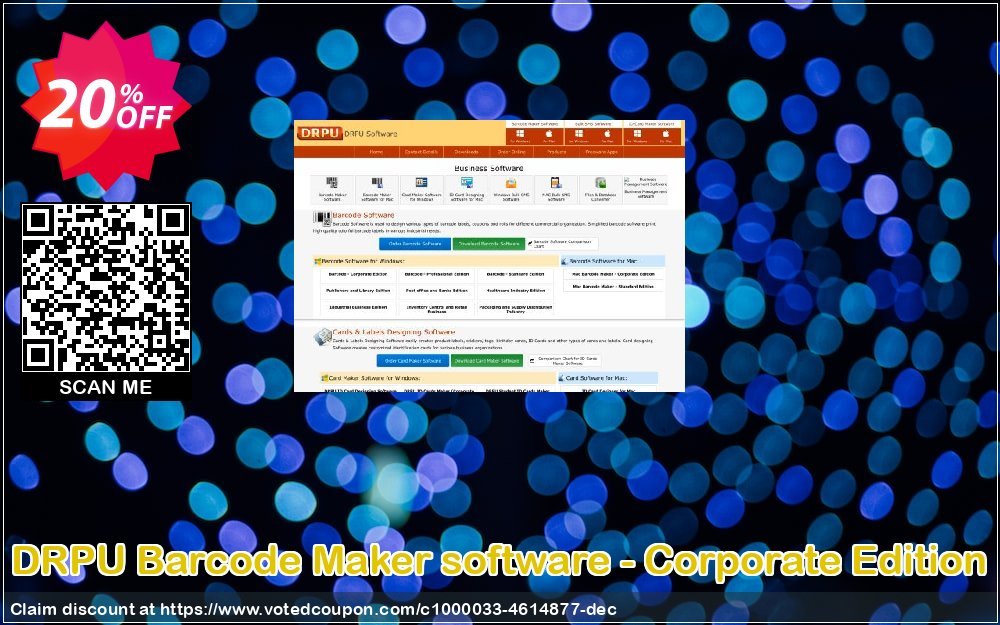 DRPU Barcode Maker software - Corporate Edition Coupon, discount Wide-site discount 2023 DRPU Barcode Maker software - Corporate Edition. Promotion: exclusive offer code of DRPU Barcode Maker software - Corporate Edition 2023