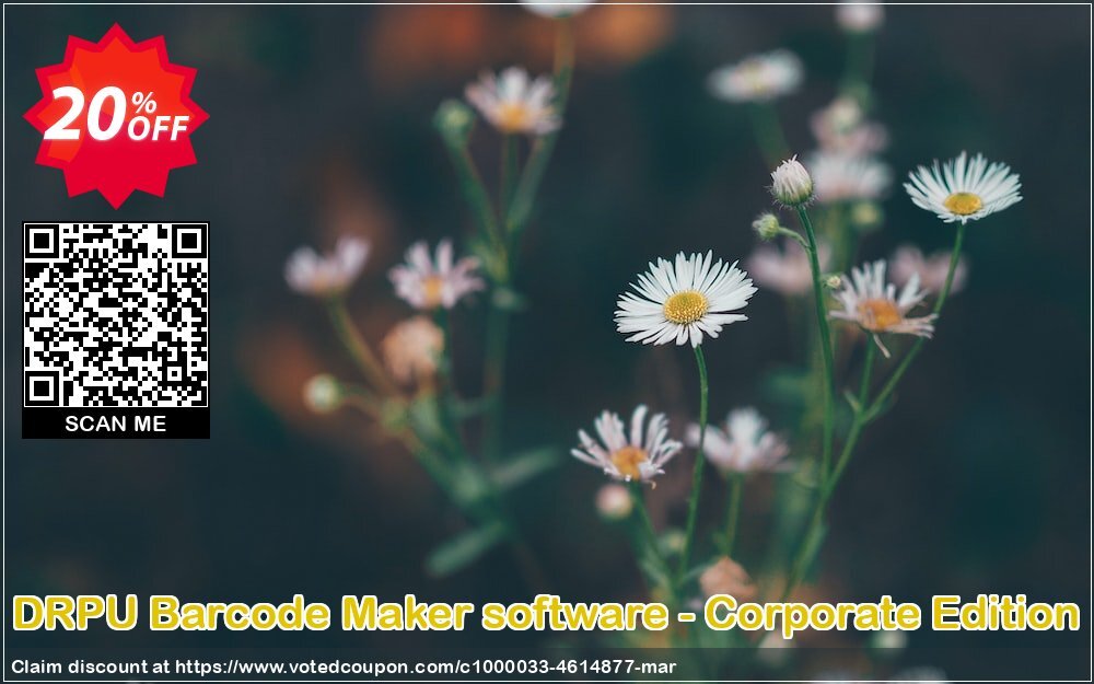 DRPU Barcode Maker software - Corporate Edition Coupon Code May 2024, 20% OFF - VotedCoupon