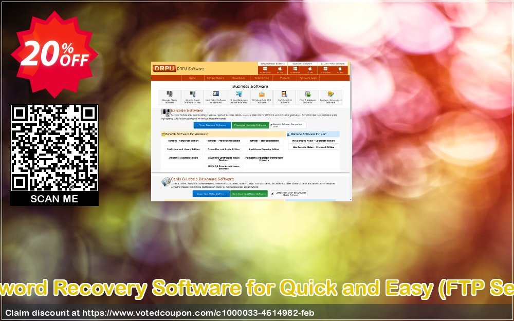 Password Recovery Software for Quick and Easy, FTP Server  Coupon, discount Wide-site discount 2024 Password Recovery Software for Quick and Easy (FTP Server). Promotion: marvelous offer code of Password Recovery Software for Quick and Easy (FTP Server) 2024