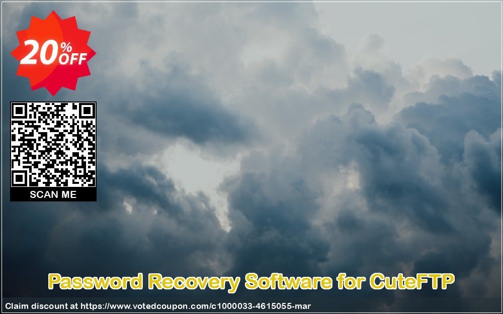 Password Recovery Software for CuteFTP Coupon, discount Wide-site discount 2024 Password Recovery Software for CuteFTP. Promotion: amazing discounts code of Password Recovery Software for CuteFTP 2024