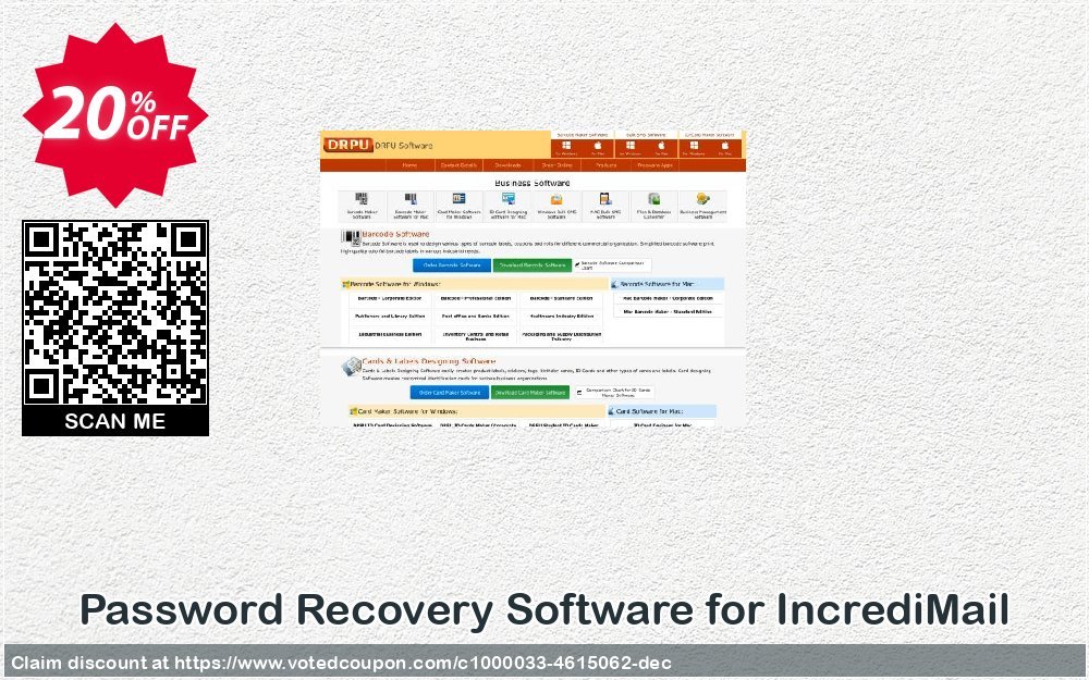 Password Recovery Software for IncrediMail Coupon Code Apr 2024, 20% OFF - VotedCoupon