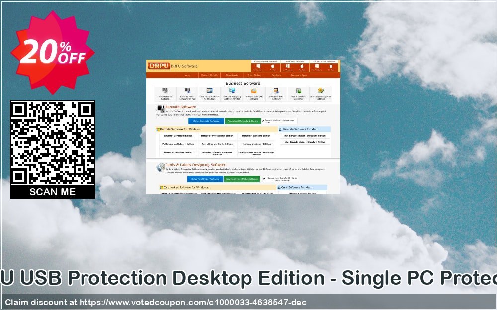 DRPU USB Protection Desktop Edition - Single PC Protection Coupon Code Apr 2024, 20% OFF - VotedCoupon