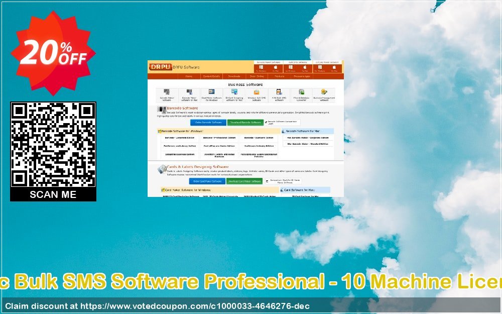 MAC Bulk SMS Software Professional - 10 MAChine Plan Coupon Code Apr 2024, 20% OFF - VotedCoupon