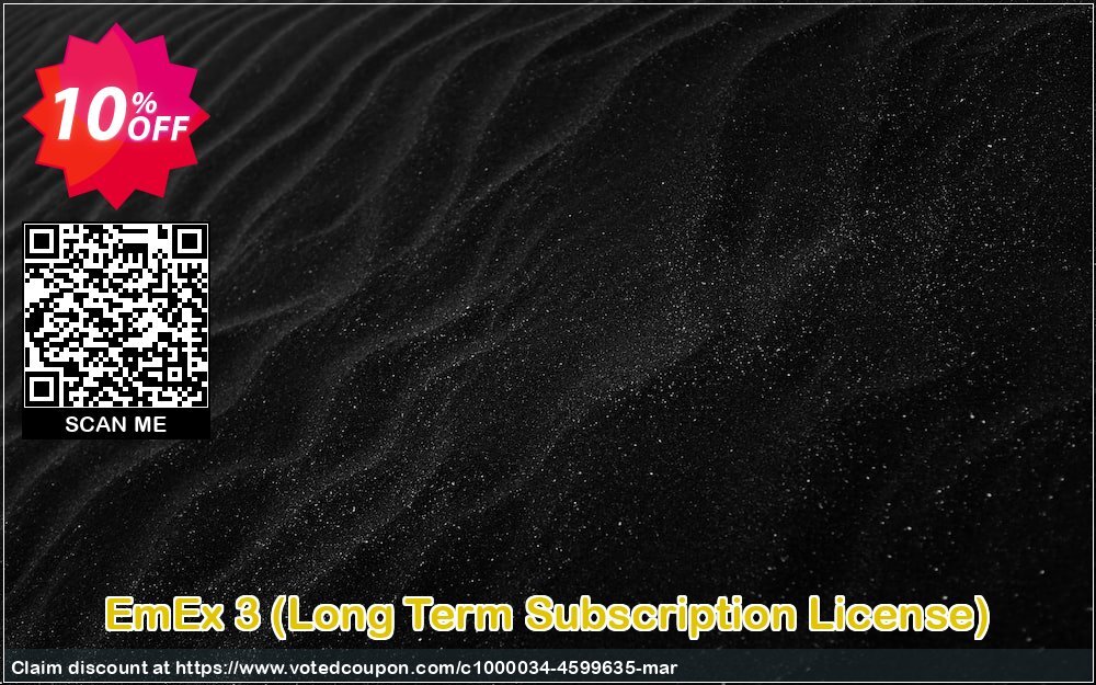 EmEx 3, Long Term Subscription Plan  Coupon Code Apr 2024, 10% OFF - VotedCoupon