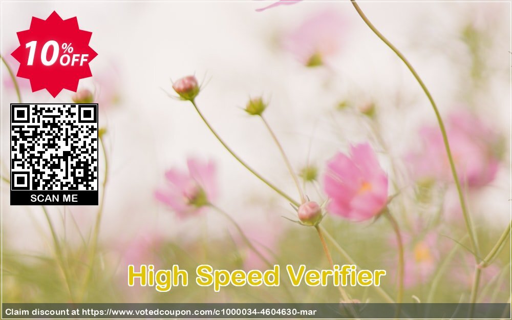 High Speed Verifier Coupon, discount High Speed Verifier excellent promo code 2025. Promotion: excellent promo code of High Speed Verifier 2024