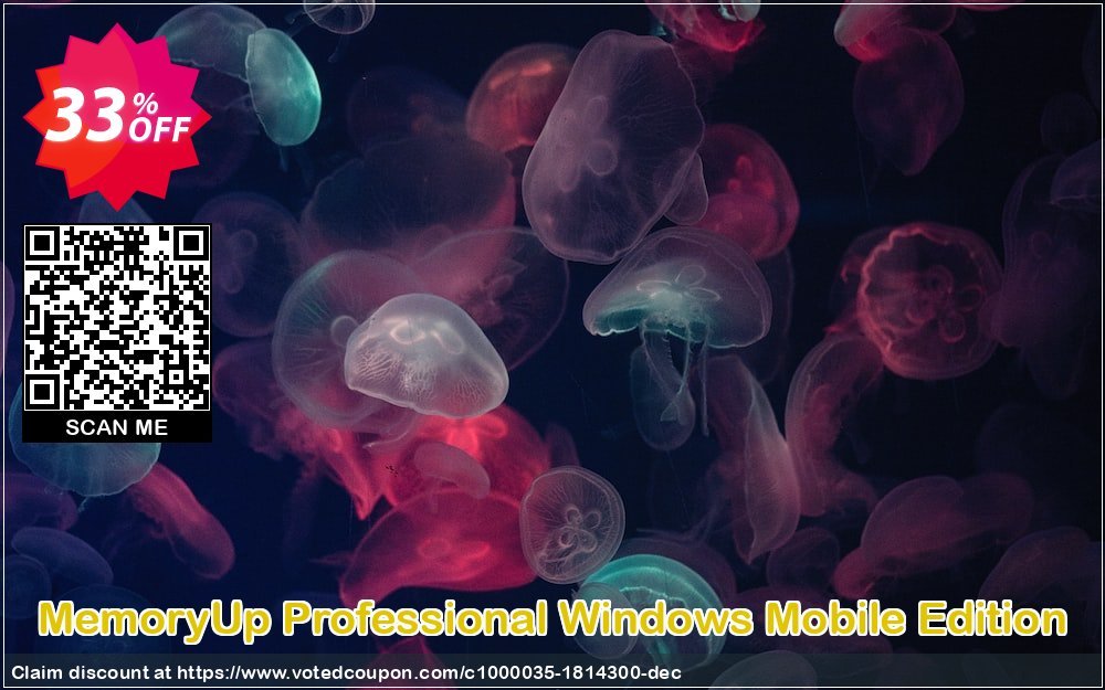 MemoryUp Professional WINDOWS Mobile Edition Coupon, discount 30% Discount. Promotion: best sales code of MemoryUp Professional Windows Mobile Edition 2023