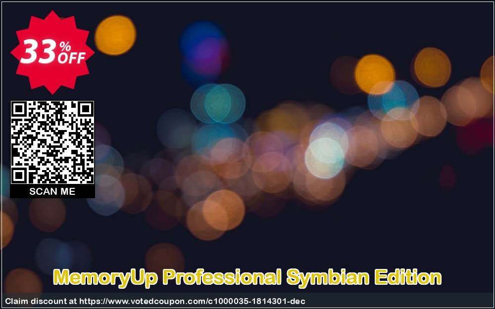 MemoryUp Professional Symbian Edition Coupon, discount 30% Discount. Promotion: big deals code of MemoryUp Professional Symbian Edition 2024
