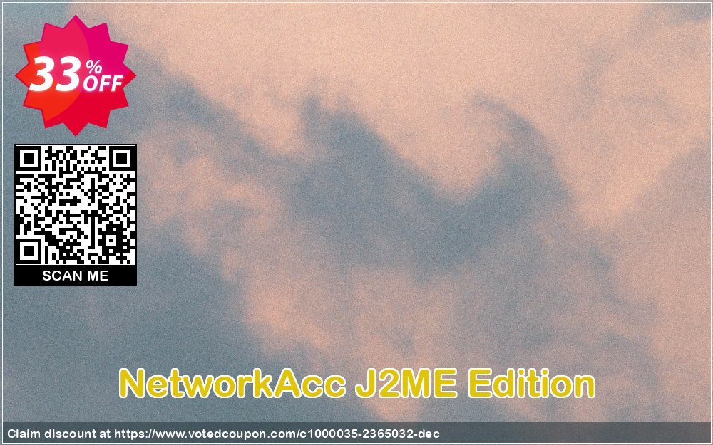 NetworkAcc J2ME Edition Coupon, discount 30% Discount. Promotion: awful sales code of NetworkAcc J2ME Edition 2023