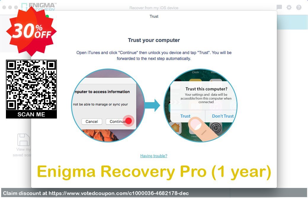 Get 30% OFF Enigma Recovery Pro, 1 year Coupon