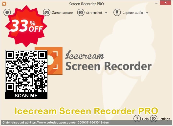 Icecream Screen Recorder PRO Coupon, discount Icecream Screen Recorder PRO big promotions code 2023. Promotion: big promotions code of Icecream Screen Recorder PRO 2023