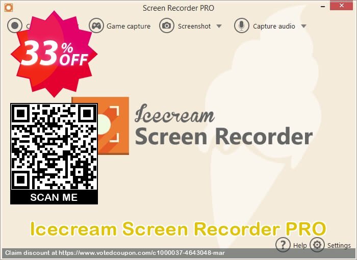 Icecream Screen Recorder PRO Coupon Code May 2024, 33% OFF - VotedCoupon