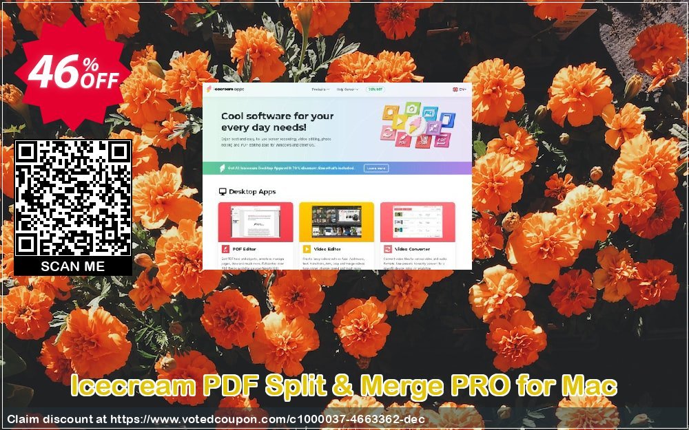 Icecream PDF Split & Merge PRO for MAC Coupon, discount Icecream PDF Split&Merge PRO for Mac wonderful promotions code 2023. Promotion: wonderful promotions code of Icecream PDF Split&Merge PRO for Mac 2023