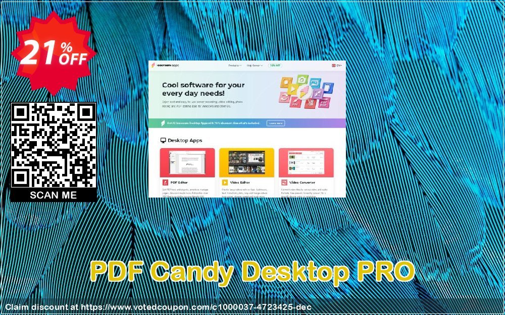 PDF Candy Desktop PRO Coupon, discount PDF Candy Desktop PRO excellent offer code 2023. Promotion: excellent offer code of PDF Candy Desktop PRO 2023