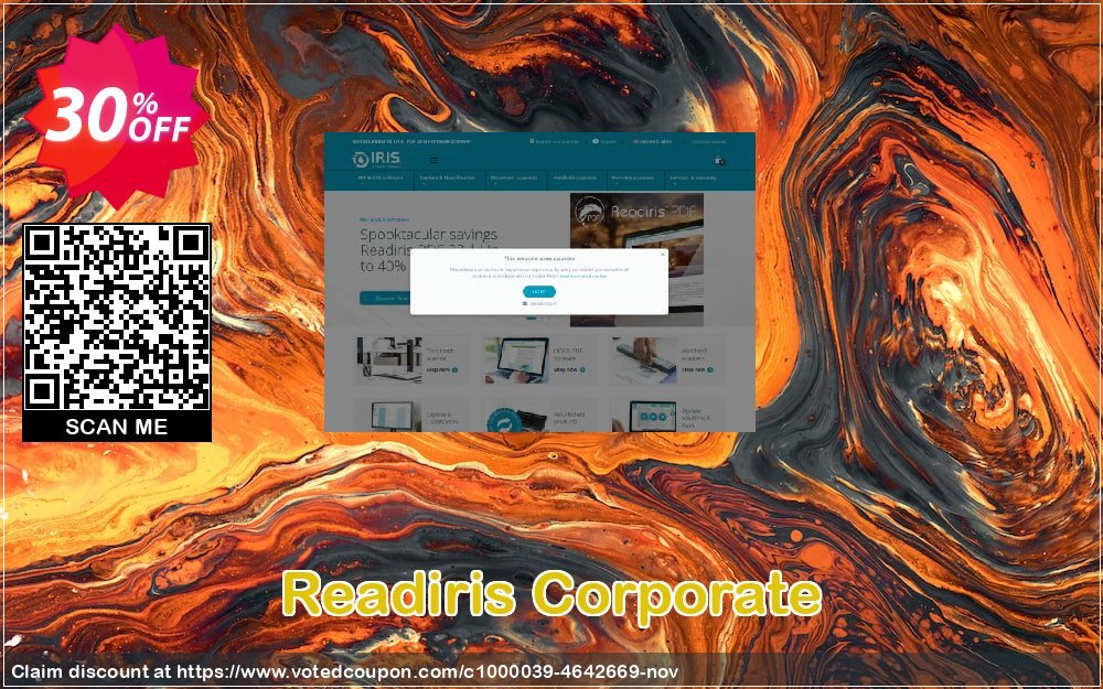 Readiris Corporate Coupon, discount Readiris discount. Promotion: formidable discounts code of Readiris Corporate 16 Windows (OCR Software) 2023