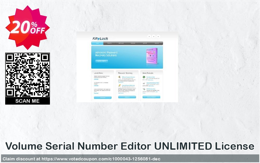 Volume Serial Number Editor UNLIMITED Plan Coupon, discount Volume Serial Number Editor UNLIMITED License fearsome discount code 2023. Promotion: fearsome discount code of Volume Serial Number Editor UNLIMITED License 2023