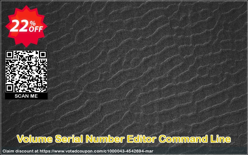 Volume Serial Number Editor Command Line Coupon Code Apr 2024, 22% OFF - VotedCoupon