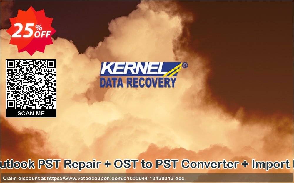 Kernel Bundle: Outlook PST Repair + OST to PST Converter + Import PST to Office 365 voted-on promotion codes
