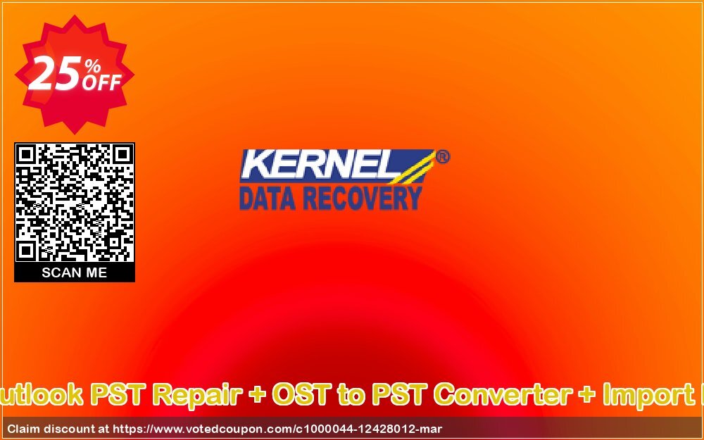 Kernel Bundle: Outlook PST Repair + OST to PST Converter + Import PST to Office 365 Coupon Code Apr 2024, 25% OFF - VotedCoupon