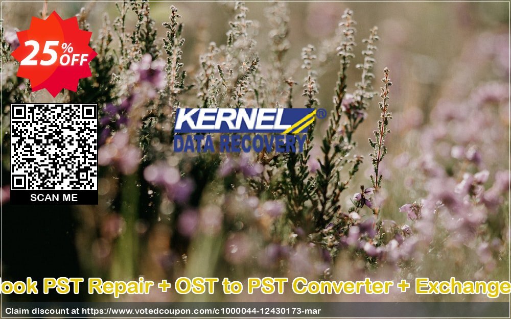 Kernel Bundle: Outlook PST Repair + OST to PST Converter + Exchange Server, Corporate  Coupon Code Apr 2024, 25% OFF - VotedCoupon