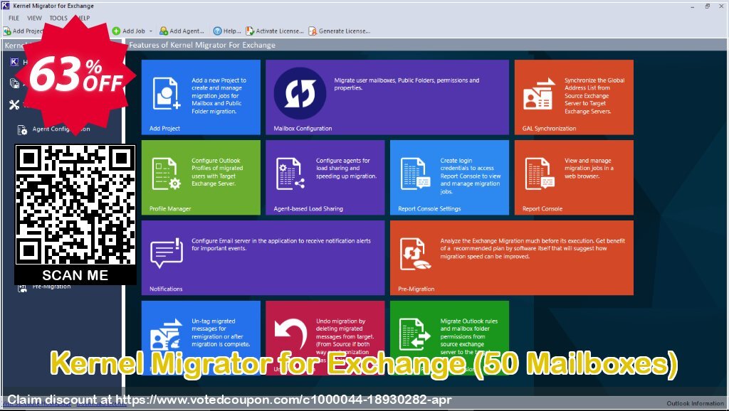 Kernel Migrator for Exchange, 50 Mailboxes  Coupon, discount Kernel Migrator for Exchange ( 1 to 100 Mailboxes ) Marvelous promotions code 2024. Promotion: Marvelous promotions code of Kernel Migrator for Exchange ( 1 to 100 Mailboxes ) 2024