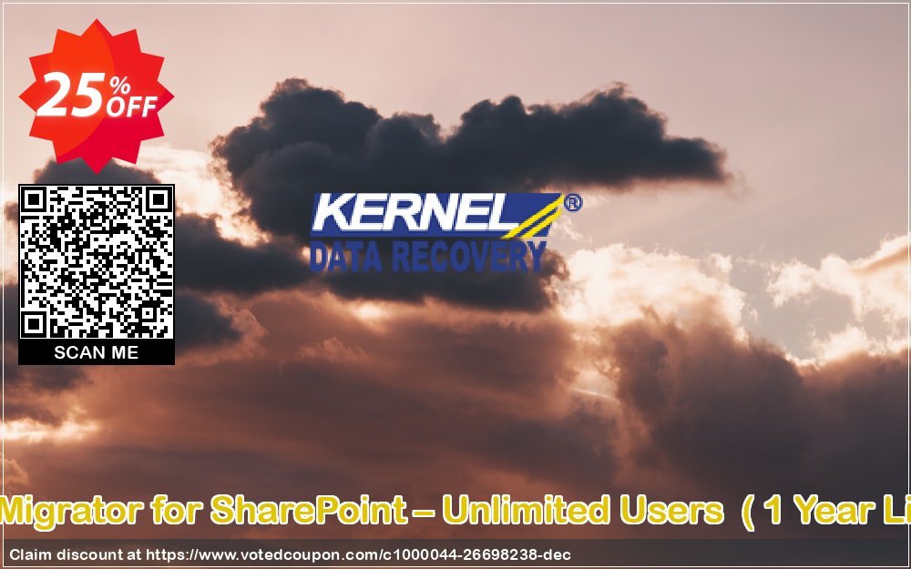 Kernel Migrator for SharePoint – Unlimited Users ,  Yearly Plan   Coupon Code Apr 2024, 25% OFF - VotedCoupon