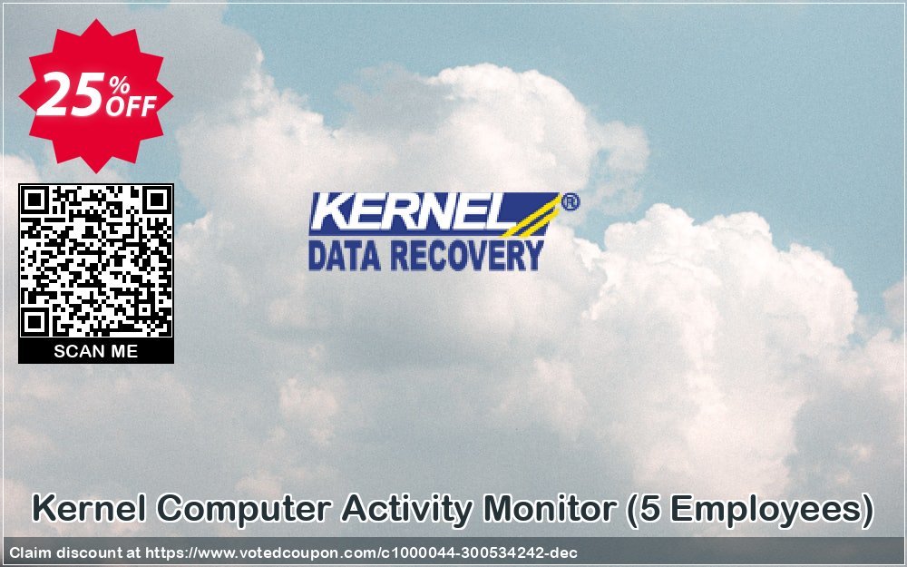 Kernel Computer Activity Monitor, 5 Employees  Coupon, discount 25% OFF Kernel Computer Activity Monitor (5 Employees), verified. Promotion: Staggering deals code of Kernel Computer Activity Monitor (5 Employees), tested & approved