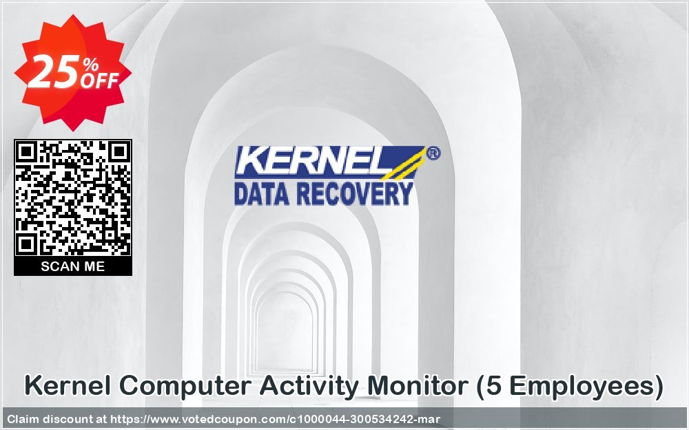 Kernel Computer Activity Monitor, 5 Employees  Coupon, discount 25% OFF Kernel Computer Activity Monitor (5 Employees), verified. Promotion: Staggering deals code of Kernel Computer Activity Monitor (5 Employees), tested & approved