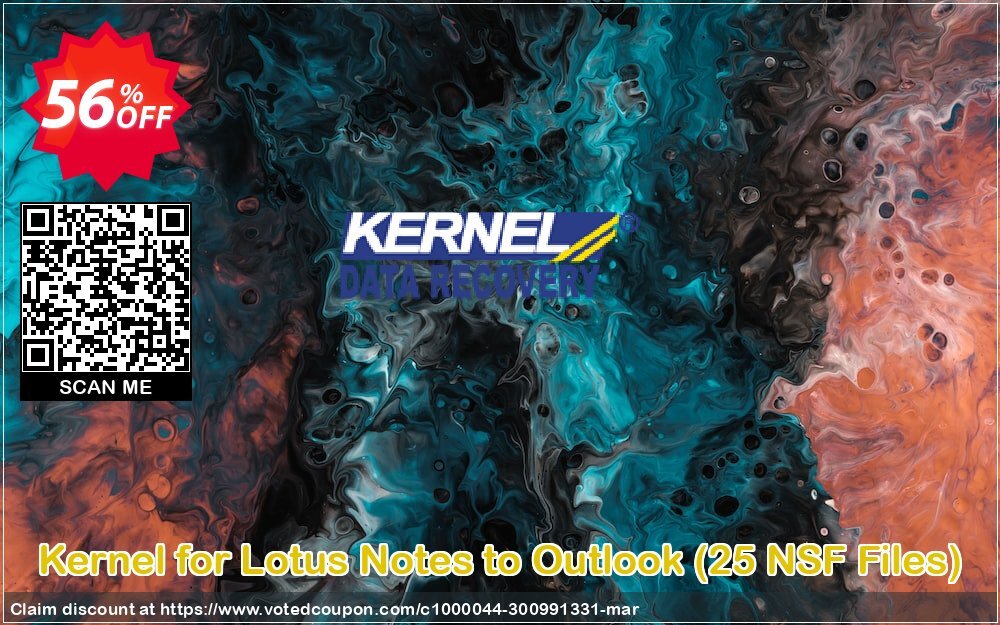 Kernel for Lotus Notes to Outlook, 25 NSF Files  Coupon, discount 30% OFF Kernel for Lotus Notes to Outlook (25 NSF Files), verified. Promotion: Staggering deals code of Kernel for Lotus Notes to Outlook (25 NSF Files), tested & approved