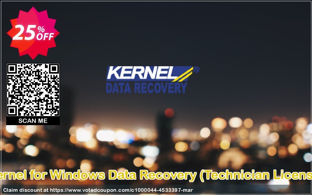 Kernel for WINDOWS Data Recovery, Technician Plan  Coupon, discount Kernel Windows Data Recovery - Technician License fearsome discount code 2024. Promotion: fearsome discount code of Kernel Windows Data Recovery - Technician License 2024