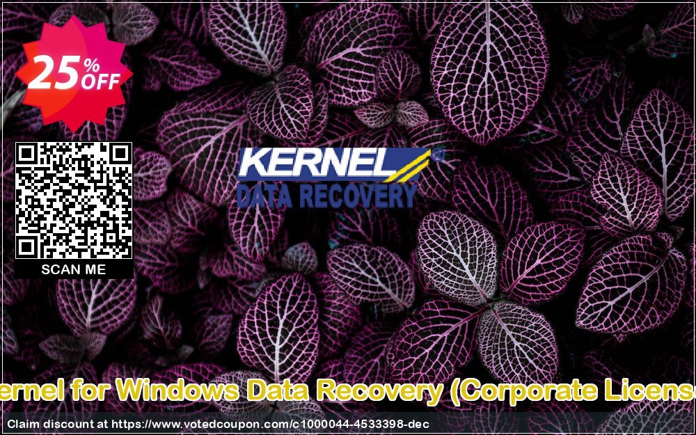 Kernel for WINDOWS Data Recovery, Corporate Plan  Coupon Code Apr 2024, 25% OFF - VotedCoupon