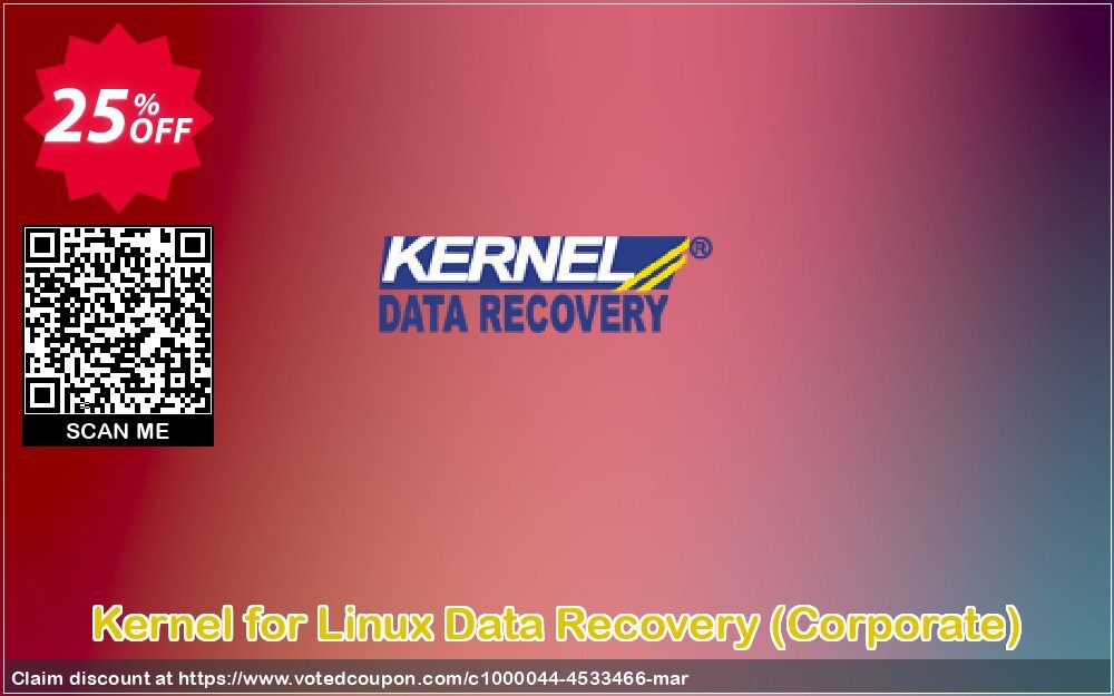 Kernel for Linux Data Recovery, Corporate  Coupon Code Apr 2024, 25% OFF - VotedCoupon