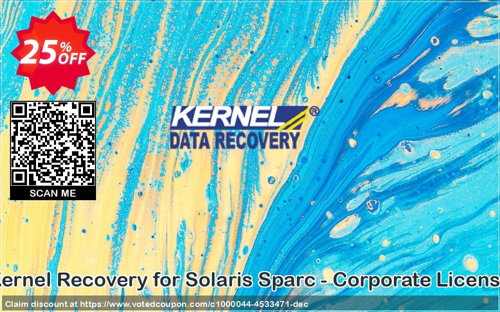 Kernel Recovery for Solaris Sparc - Corporate Plan voted-on promotion codes