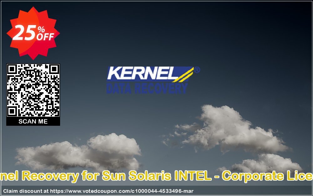 Kernel Recovery for Sun Solaris INTEL - Corporate Plan Coupon, discount Kernel Recovery for Sun Solaris INTEL - Corporate License amazing promo code 2024. Promotion: amazing promo code of Kernel Recovery for Sun Solaris INTEL - Corporate License 2024